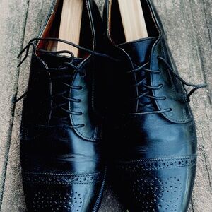 COLE HAAN BLACK  OXFORD DRESS  SHOES SIZE 10.5M